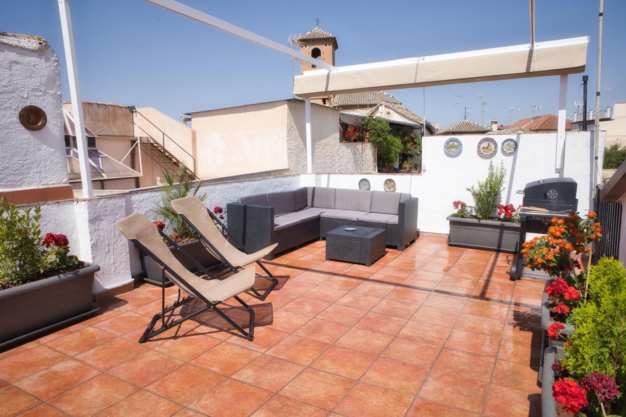 Sunny House Terraza Privada Y Parking Villa Granada Buitenkant foto