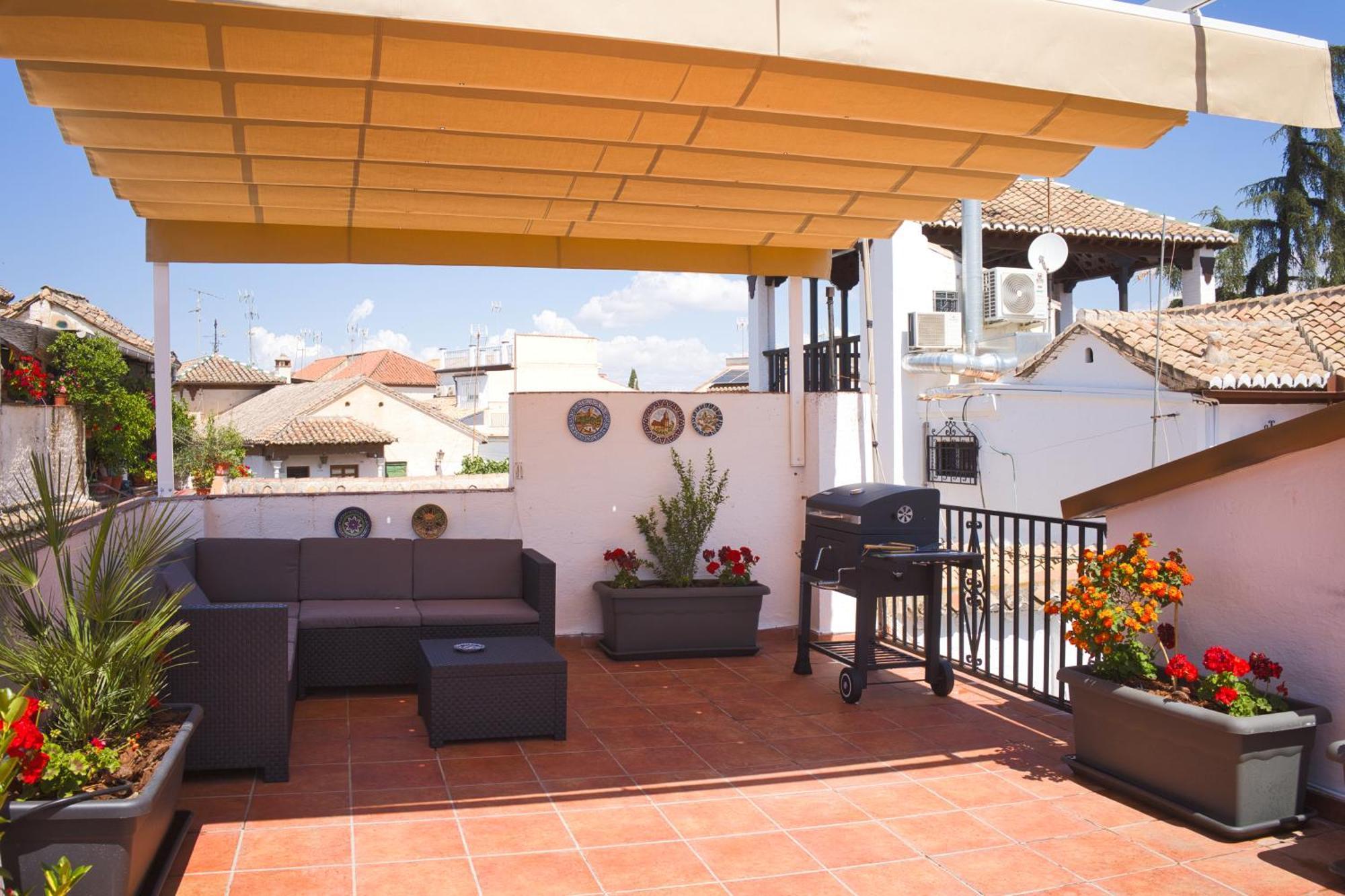 Sunny House Terraza Privada Y Parking Villa Granada Buitenkant foto